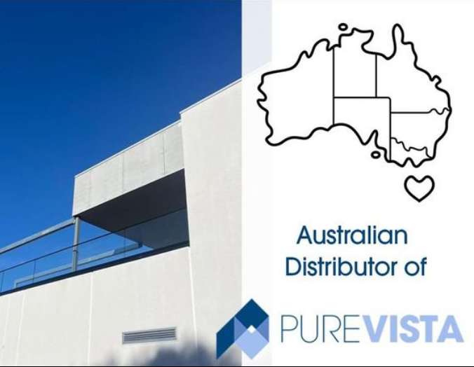 Pure vista balustrade and their logo